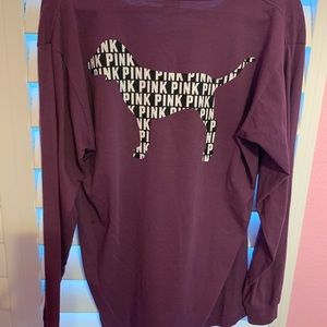 Pink VS purple long sleeve T-shirt . Size Medium
